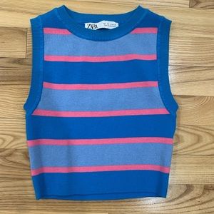 Zara knit crop top